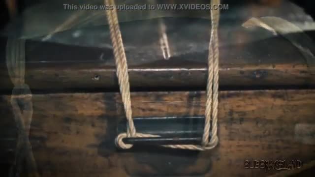 Teen sex slave is tied up and fucked while getting spanking and slapping